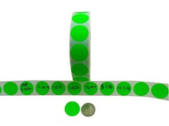 Color Coding Labels Super Bright Fluorescent Neon Yellow, Green, Orange and P…