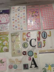 Baby Shower Scrapbook & Craft Bundle 12×12 Paper + Stickers