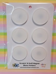 Magnetic Scratch ‘N Sniff Sticker Holders Trend / Everything Smells – Retro 80’s