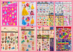 29+ Sticker Pack, Preppy DIY Cards GIRL Princess Journal Fun Kids