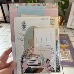 50 pcs- Small Lot Junk Journal Scrapbook Ephemera, Vintage Paper, Crafting