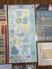 Boy Scrapbooking Lot Embellishments Stickers Baby Kid