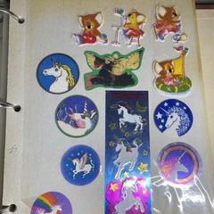 2500+ Stickers Vintage 80s Puff Scratch N Sniff Binder 48 Pages Front & Back 🔥