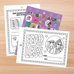 Barbie Reward Sticker Pad With 500 Stickers And 16 Certificates For Kids
