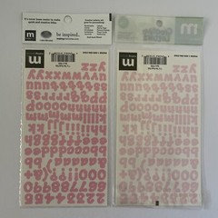 Making Memories Creative Letters Scrapbooking Stickers 2 – 7/16″ Dot Pastel Pink