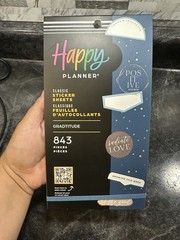Happy Planner Stickers Classic Sticker Sheets Gratitude 843 Pieces