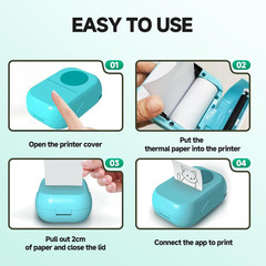 10 Rolls Sticker Maker Refill, 2.2 X 0.98 Inch, White Adhesive Stickers
