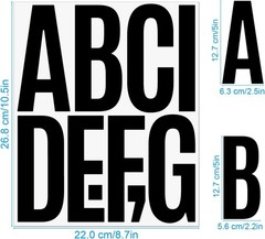 480 Pcs Black Vinyl Stickers Lightweight Self Adhesive for Home and Office Use