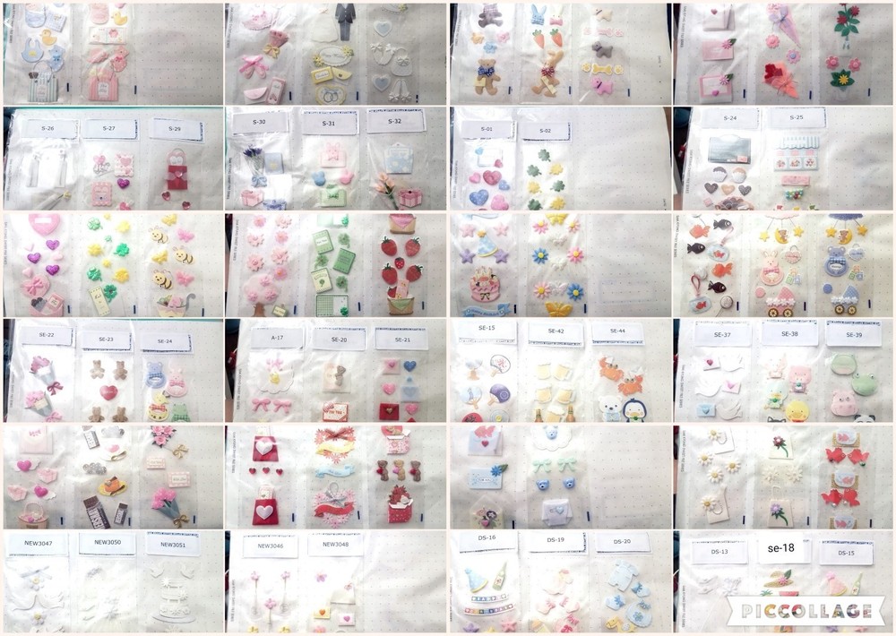Scrapbooking 3D Stickers wedding/baby/girl/boy/valentine/birthday/seasonal NEW