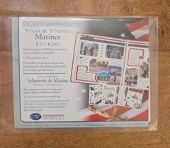 Creative Memories Sticker Pack Marines Stars & Stripes NIP