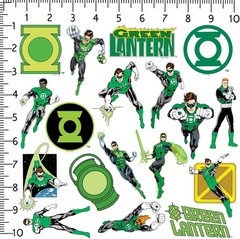 GREEN LANTERN VARIETY DIE CUT VINYL 50 CT STICKER PACK