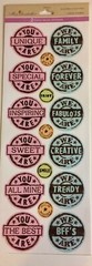 Miss Elizabeth’s WE ARE YOU ARE Mine Circle Mylar Stickers Love Romance Wedding