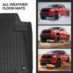 Floor Mats for Toyota Tundra: 2012 2013 CrewMax Cab & Double Cab,for Toyota T…