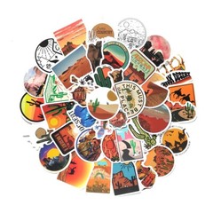 50pcs DESERT Stickers, Western Stickers, Country Stickers, Waterproof, 056