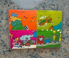 Vintage TREND Sticker Folder Book Lot: 1990s 4 Sticker Saver Folders