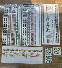 🐯 Huge Lot Of Zoo Safari Desert Animals Stickers Vintage Scrapbook Crafts Gifts