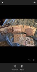 Junk JOURNAL Cards Handmade Altered Jumbo Playing Cards, Set Of 5