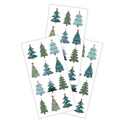 Christmas Tree Stickers Paper House Scrapbooking Junk Journals Collage