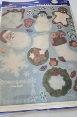VTG Hallmark Acid Free Large Journal Stickers Christmas Lot of 4 Packages NEW