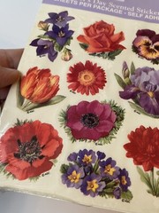 VTG American Greetings Mother’s Day Floral Scented Stickers Sealed Forget Me Not