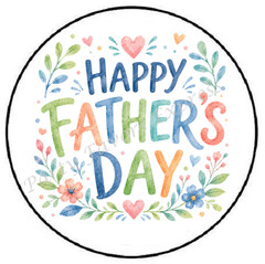 HAPPY FATHERS DAY ENVELOPE SEALS LABELS STICKERS PARTY FAVORS