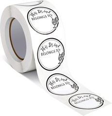 600Pcs This Drink Belongs to Stickers Bulk, Blank Drink Labels, 1.5 in