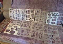 Large Lot of Assorted Scrapbooking Die-Cuts and Supplies
