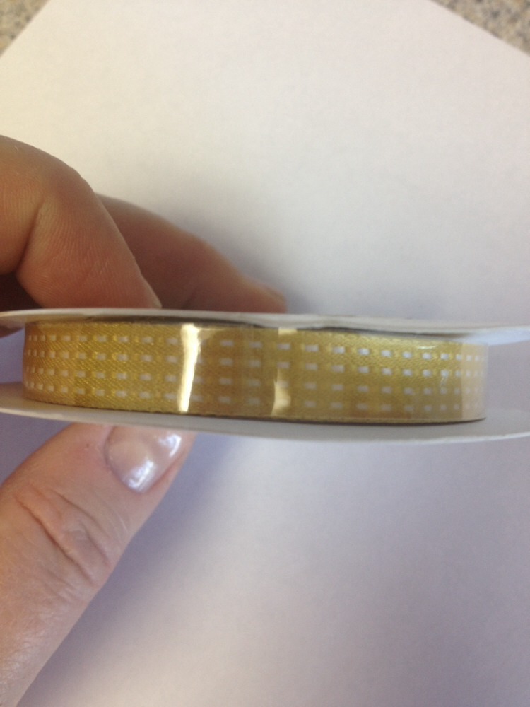 «SUMMER STARFRUIT» Stampin’Up! RETIRED 3/8″ SATIN STITCHED Ribbon 10 Yards each