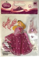 Disney Princess SLEEPING BEAUTY, Aurora Scrapbooking Sticker CASTLE COUTURE