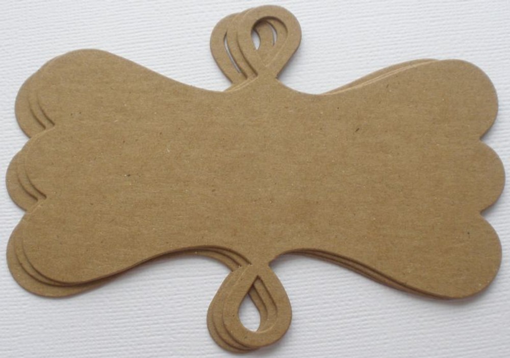 {4} *ORNATE NOTES* Style 9 – Mats / Labels / Frames Bare Chipboard Die Cuts