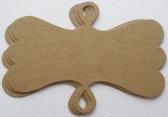 {4} *ORNATE NOTES* Style 9 – Mats / Labels / Frames Bare Chipboard Die Cuts