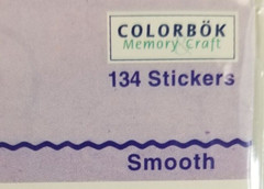 Alphabet & Number Stickers Upper & Lower Case Bold Cursive Set of 2 Blue