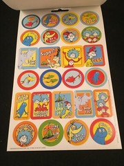 Dr. Seuss – Sticker Book – 245 Stickers – 1 Foil Sheet – 4 Sheets Total