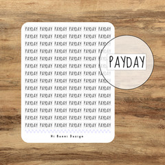 Payday planner stickers | finance tracker | bullet journaling | .5″ wide