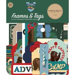 Crafts CB Frames Tags Outdoor Adventure Moose Deer Bears Smores Ranger Rivers