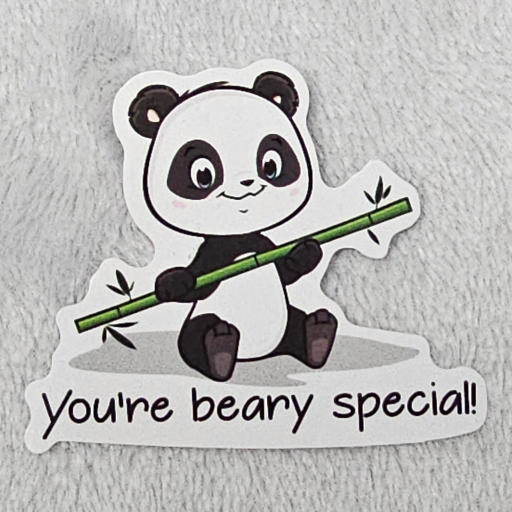 You’re Beary Special Panda Sticker Cute Animal Pun Kawaii Teacher Reward Decal