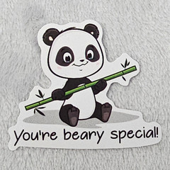 You’re Beary Special Panda Sticker Cute Animal Pun Kawaii Teacher Reward Decal