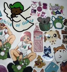 Nostalgic Sticker Lot Decals LPS Kawaii Unif Tyler the Creator Y2K