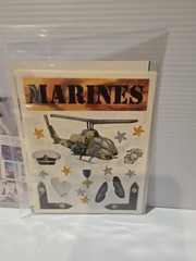 Creative Memories STARS & STRIPES stickers – ARMY, NAVY & MARINES – 3 PKGS. NEW