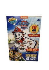 Paw Patrol AR Stickers 10 Pack Nickelodeon Augmented Reality App keeps kid inter