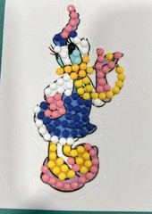 New! Daisy Duck Disney STICKER Diamond Art Decor Scrapbooking Dazzling Fancy
