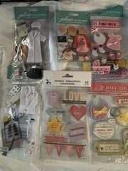 Jolees and more Baby Girl Sticker Lot