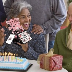 Joycard 95th Birthday Card, 95th Birthday Decorations for Women, Happy Birthd…