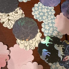 SCALLOPED CIRCLE DIE CUT PUNCHED For Crafting ￼