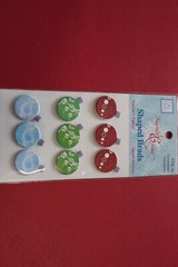 Deja Views «Ornaments Shaped BRADS» FFE-30 – 9 Pieces