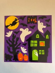 LOT 5 Mrs Grossman’s HALLOWEEN STICKERS Ghosts Bats Night Creatures Spooky RARE