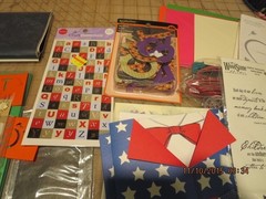 MIXED LOT OF CRAFTS-STICKERS-LETTERS-STENCILS–AND MORE–4 LBS.–#T 17A-5