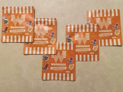 Whataburger 2026 Kids Meal Stickers, Complete Set Packs 1-5. Brand New, Sealed.