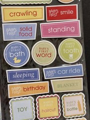 4 Packages Baby Boy Theme Scrapbooking Stickers and Transfers K&C Me & My BIG +