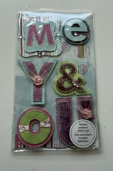 Mixed Brands Lot of 8 Dimensional Scrapbooking Stickers Disney Multicolor